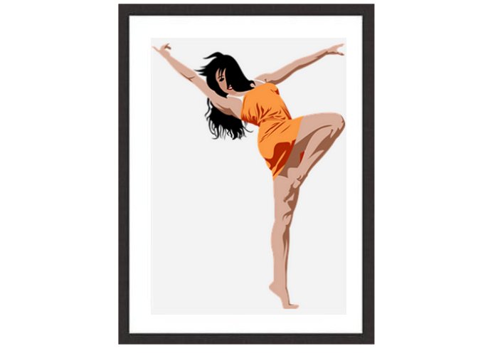 Tango Dancer Framed Print